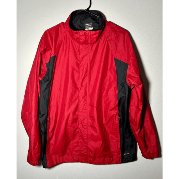Vintage Nike Golf Red Storm-fit Windbreaker Jacket Jacket Sz M - Picture 1 of 10